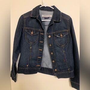 DistressedJean Jacket